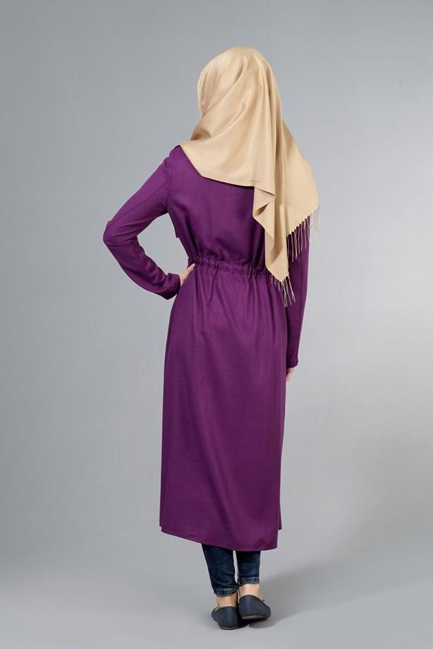 Vêtements hijab  T 4586 Mataş Pelerinli Trench - TRENDTESETTÜR