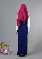 Vêtements hijab BLEU MARINE T 404 Meyra Cep Detaylı Yelekli 2′li Takım