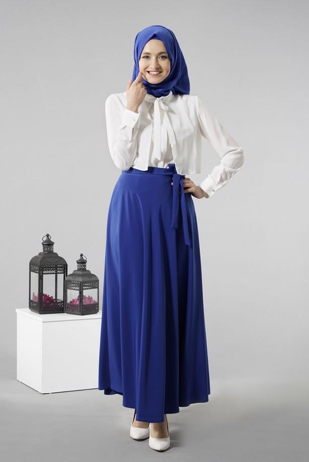 Vêtements hijab  T 473 Meyra Kloş Etek - TRENDTESETTÜR