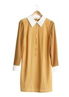 Tesettür giyim TURUNCU T 3036 Öztaşgın Erkek Yaka Kolyeli Tunik