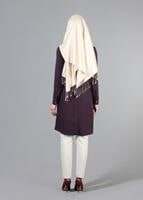 Tesettür giyim MÜRDÜM T 3061 Öztaşgın Bebe Yaka Kolyeli Tunik