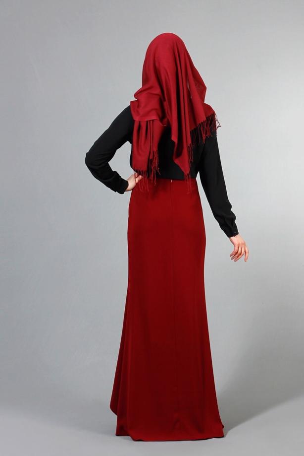 Vêtements hijab  PEARL DETAIL BLOUSE 8725  - TRENDTESETTÜR