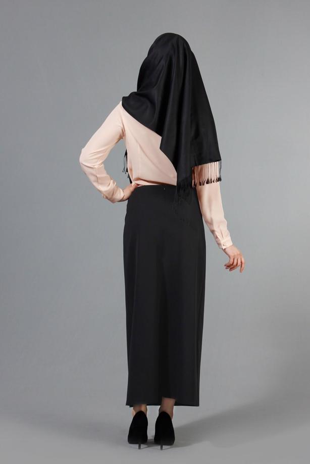 Vêtements hijab  PEARL DETAIL BLOUSE 8725  - TRENDTESETTÜR