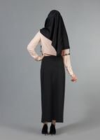 Vêtements hijab POUDRE BLOUSE DÉTAILS PERLES 8725