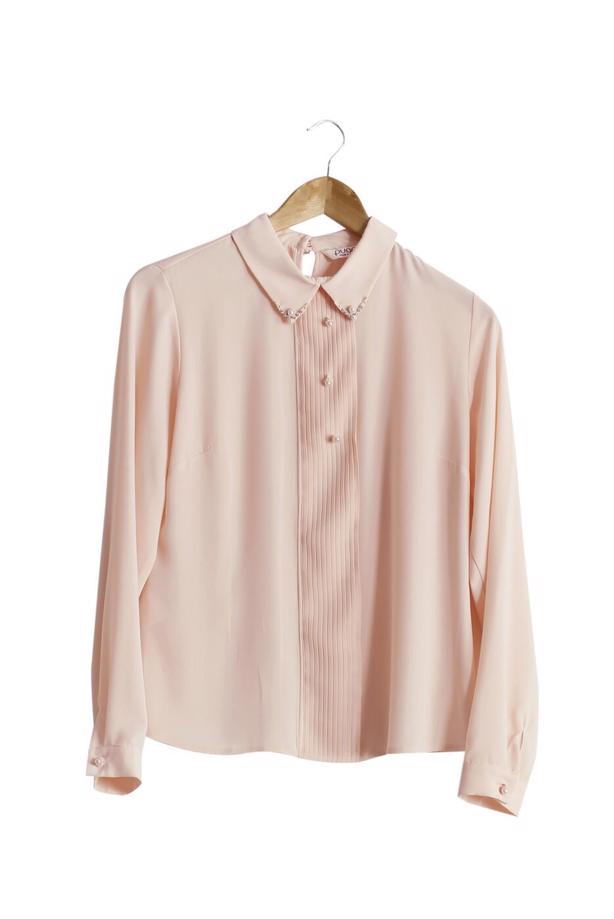Vêtements hijab  PEARL DETAIL BLOUSE 8725  - TRENDTESETTÜR
