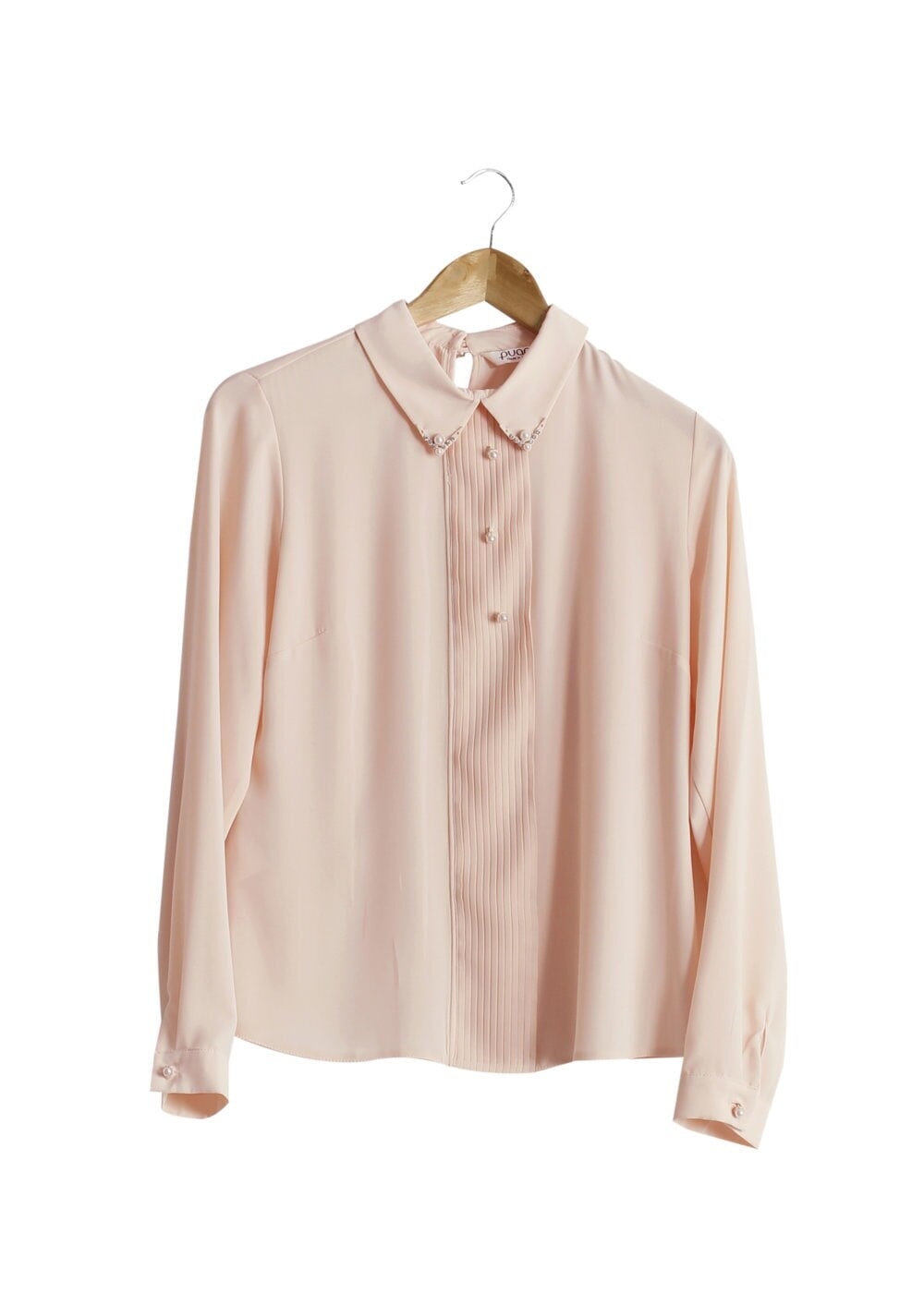 Vêtements hijab POUDRE BLOUSE DÉTAILS PERLES 8725