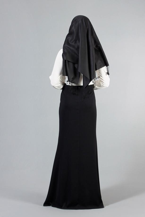 Vêtements hijab  COLLAR EMBROIDERED BLOUSE 8728  - TRENDTESETTÜR