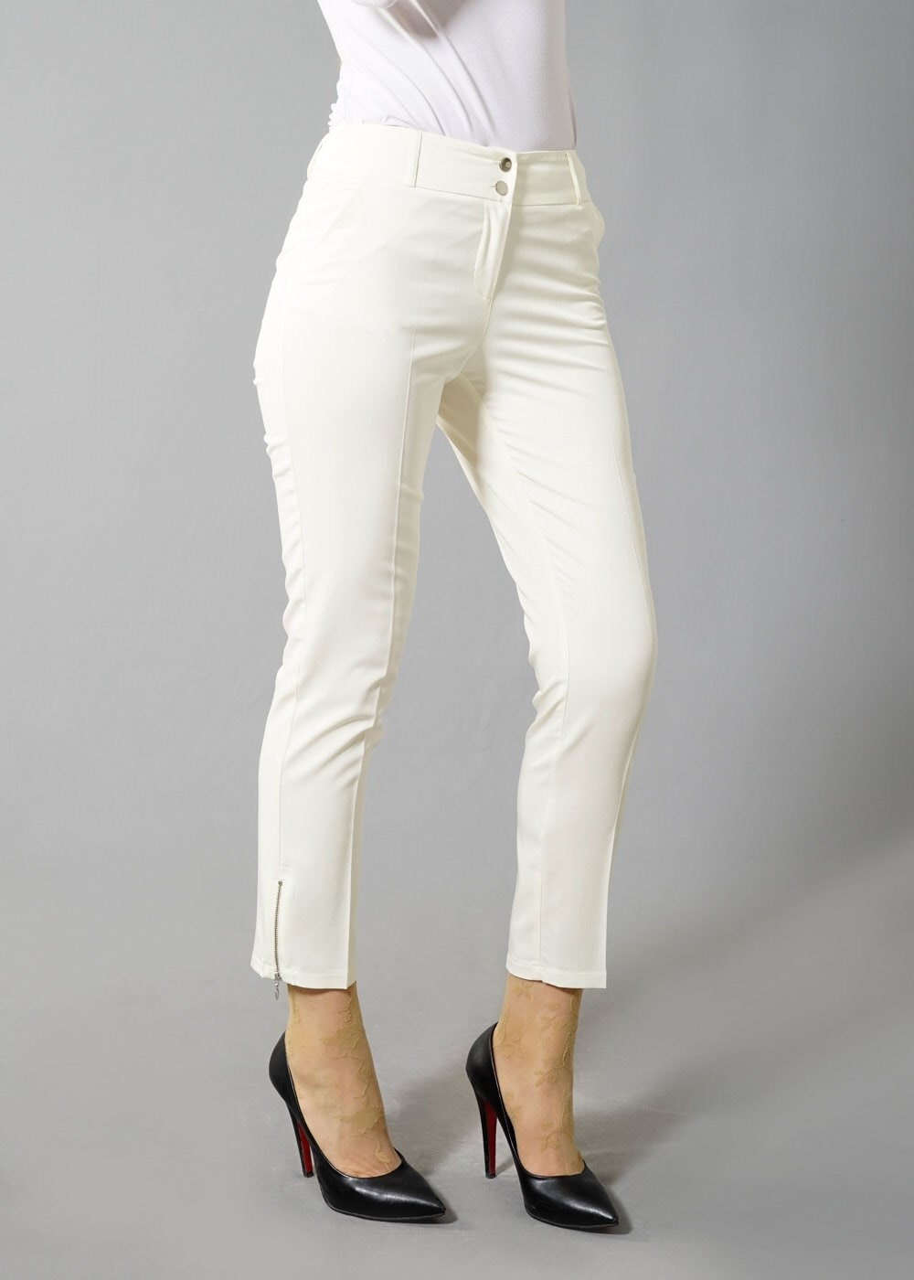 Tesettür giyim KREM T 7990 Nadya Pantolon-Alv FAshion