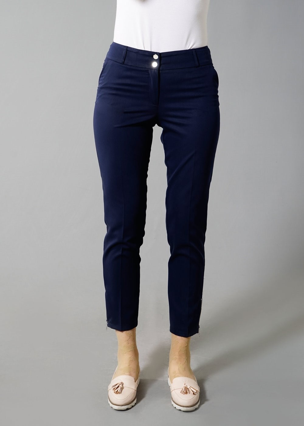 Tesettür giyim LACİVERT T 7990 Nadya Pantolon-Alv FAshion