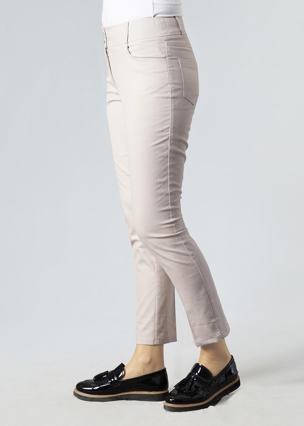 Tesettür giyim BEJ T 7995 Owen Pantolon-Alv Fashion