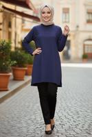 Tesettür giyim SİYAH DÜZ KESİM PANTOLON T 7996