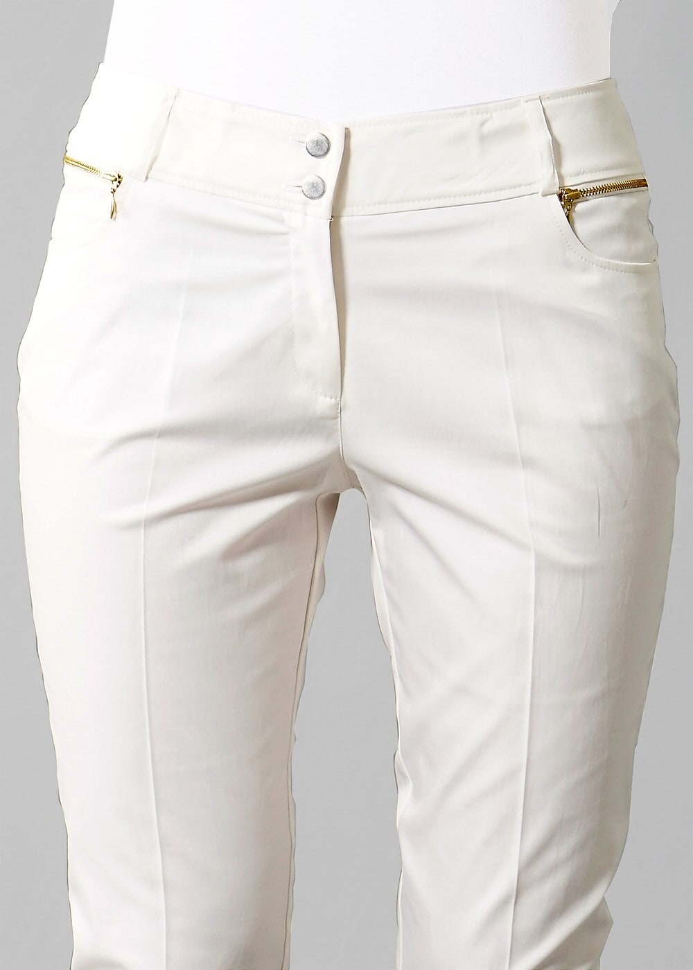 Tesettür giyim KREM DÜZ KESİM PANTOLON T 7996