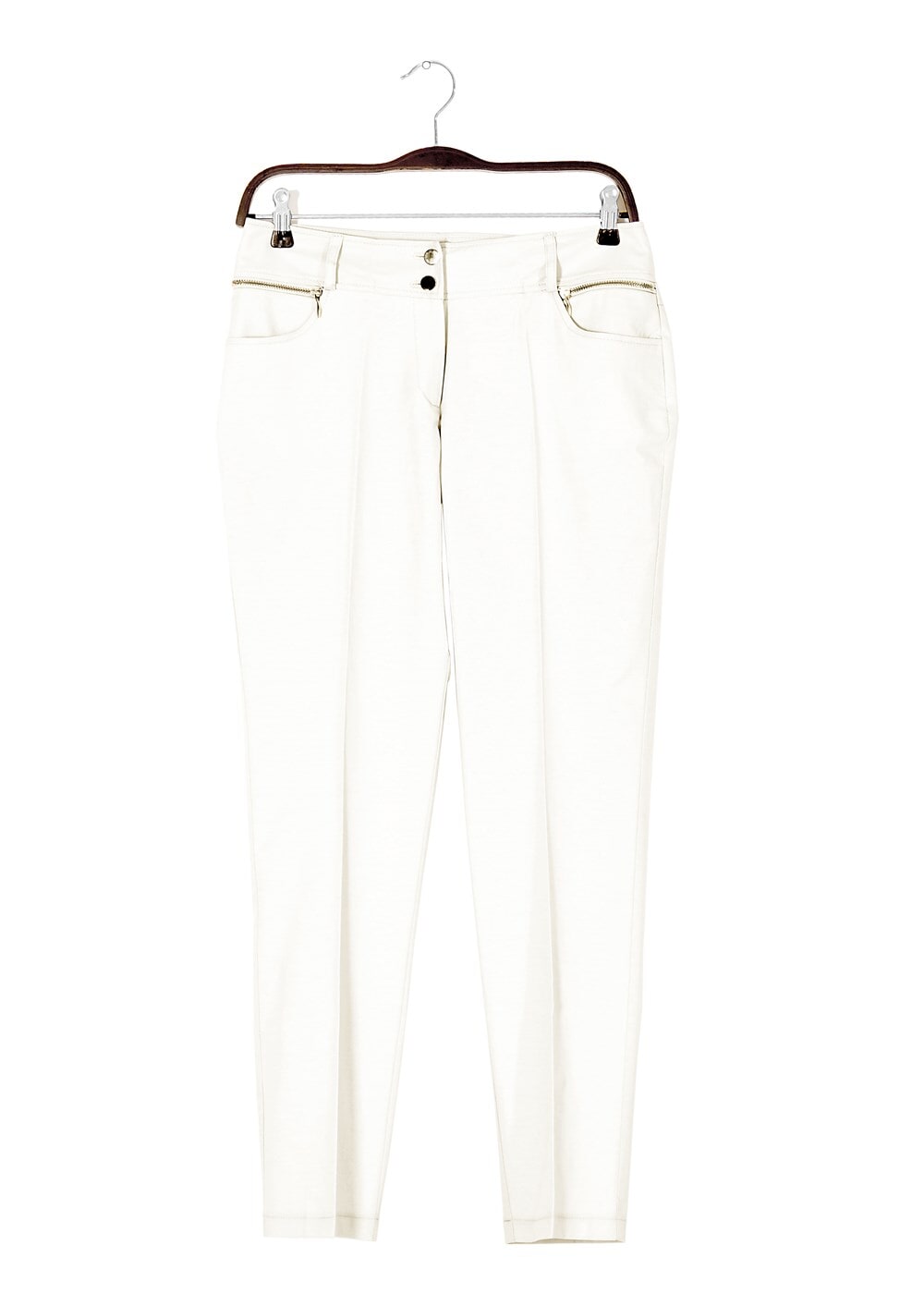 Tesettür giyim KREM DÜZ KESİM PANTOLON T 7996