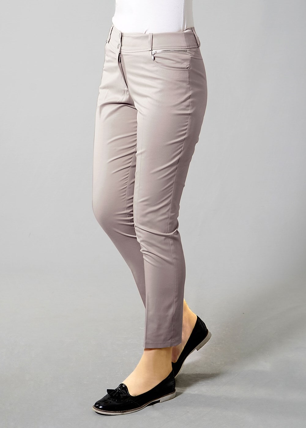 Tesettür giyim BEJ DÜZ KESİM PANTOLON T 7996