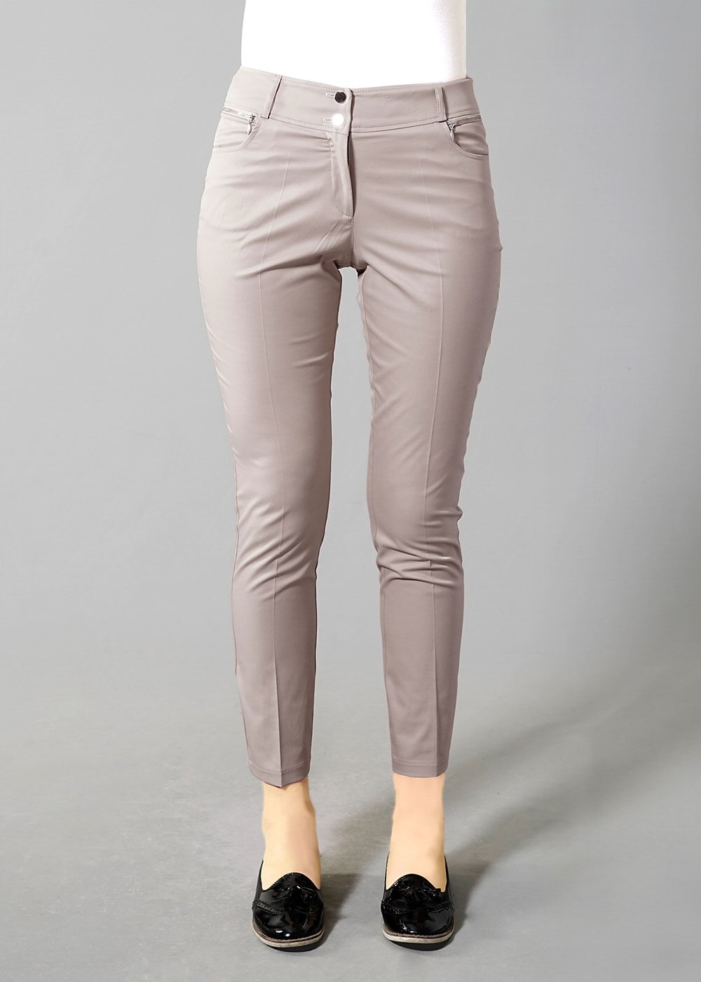 Tesettür giyim BEJ DÜZ KESİM PANTOLON T 7996