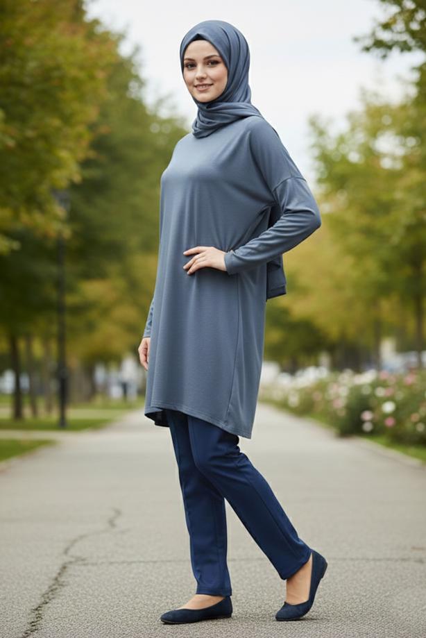 Vêtements hijab  STRAIGHT CUT PANTS T 7996 - TRENDTESETTÜR