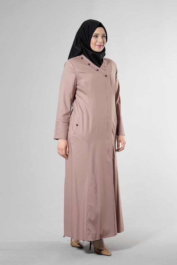 Vêtements hijab VISON T 1493 Dulce Tesettür Pardesü-Alv Fashion - TRENDTESETTÜR