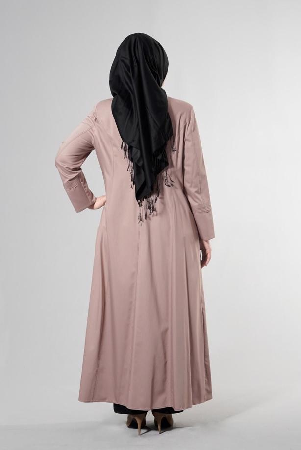 Vêtements hijab VISON T 1493 Dulce Tesettür Pardesü-Alv Fashion - TRENDTESETTÜR