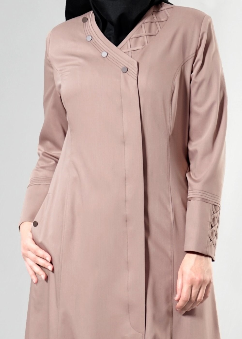 Vêtements hijab VISON T 1493 Dulce Tesettür Pardesü-Alv Fashion