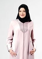 Vêtements hijab POUDRE T 1530 Sheraton Tesettür Pardesü-Alv Fashion