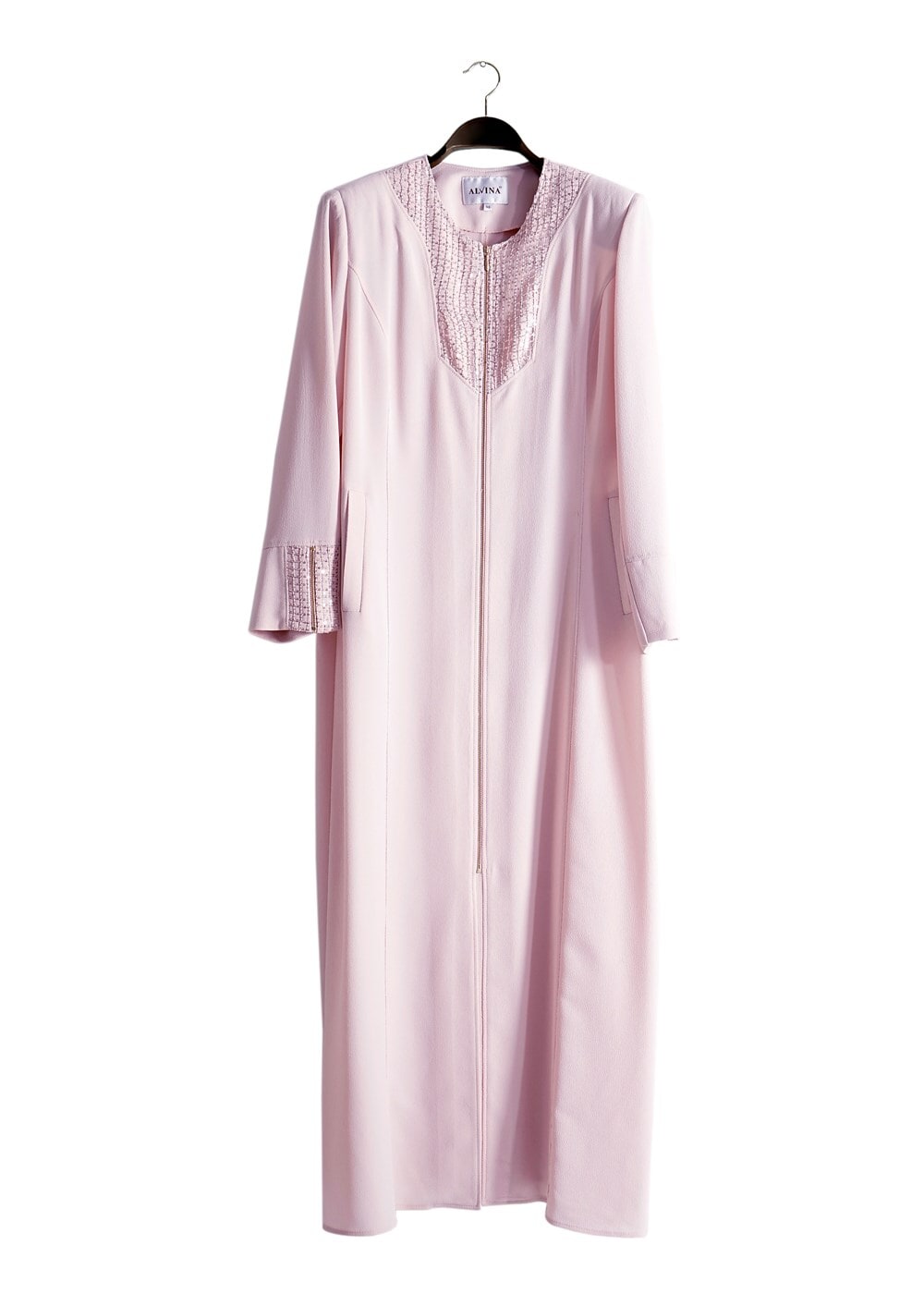 Vêtements hijab POUDRE T 1530 Sheraton Tesettür Pardesü-Alv Fashion