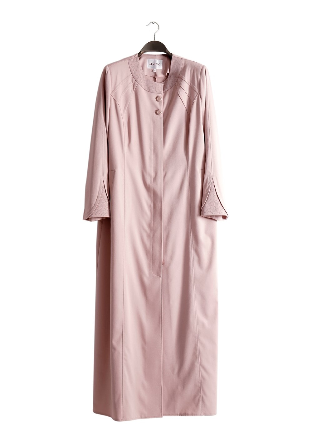 Hijab clothing POWDER T 1535 İnessa Tesettür Pardesü-Alv Fashion