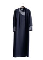 Vêtements hijab BLEU MARINE T 1588 Farah Tesettür Pardesü-Alv Fashion