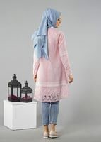 Vêtements hijab POUDRE T 6146 Porto File Tunik