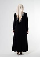 Hijab clothing BLACK T 3101E Brode 3lü Etk. Tesettür Tkm-Alv Fashion