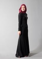 Tesettür giyim SİYAH T 3131E Mini Burble Tesettür Etk.Tkm-Alv Fashion