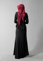 Tesettür giyim SİYAH T 3131E Mini Burble Tesettür Etk.Tkm-Alv Fashion