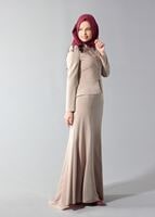 Tesettür giyim BEJ T 3131E Mini Burble Tesettür Etk.Tkm-Alv Fashion