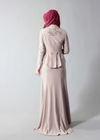 Tesettür giyim BEJ T 3131E Mini Burble Tesettür Etk.Tkm-Alv Fashion