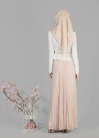 Tesettür giyim PUDRA T 3152E New Multi Şifon 2Li Tesettür Etk.Tkm-Alv Fashion