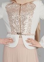 Tesettür giyim PUDRA T 3152E New Multi Şifon 2Li Tesettür Etk.Tkm-Alv Fashion