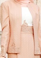 Tesettür giyim PUDRA T 3121 Jakar 2Li Tesettür Elb.Tkm-Alv Fashion