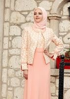 Tesettür giyim PUDRA T 3143 Jakar 2li Tesettür Elb.Tkm-Alv Fashion