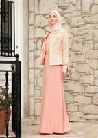 Tesettür giyim PUDRA T 3143 Jakar 2li Tesettür Elb.Tkm-Alv Fashion