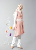 Tesettür giyim PUDRA T 3119P Jakar Tesettür Pnt Tkm-Alv Fashion