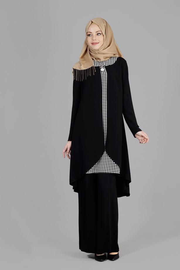 Vêtements hijab  T 3124P Como Emp.Tesettür  2Lİ Pnt.Tkm-Alv Fashion - TRENDTESETTÜR