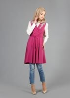 Tesettür giyim FUŞYA T 4723 Sheraton Tesettür Tunik-Alv Fashion