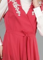 Tesettür giyim MERCAN T 4723 Sheraton Tesettür Tunik-Alv Fashion