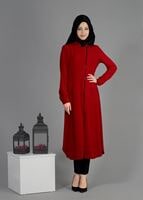 Tesettür giyim BORDO T 4770 Sheraton Tesettür Tunik-Alv Fashion