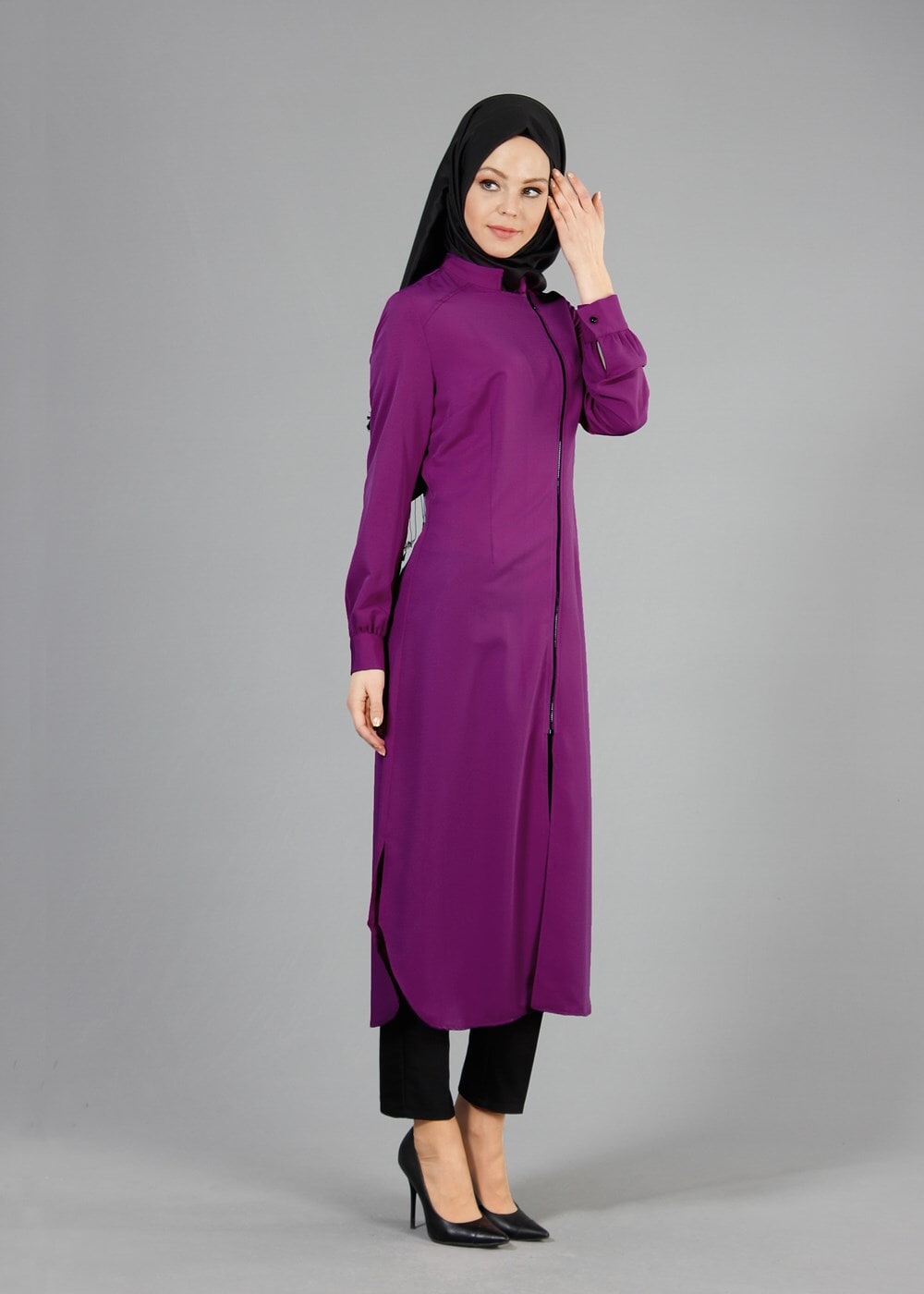 Tesettür giyim MOR T 4770 Sheraton Tesettür Tunik-Alv Fashion