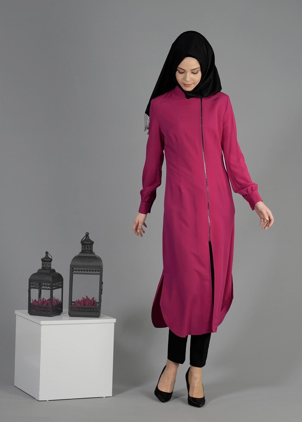 Tesettür giyim MOR T 4770 Sheraton Tesettür Tunik-Alv Fashion