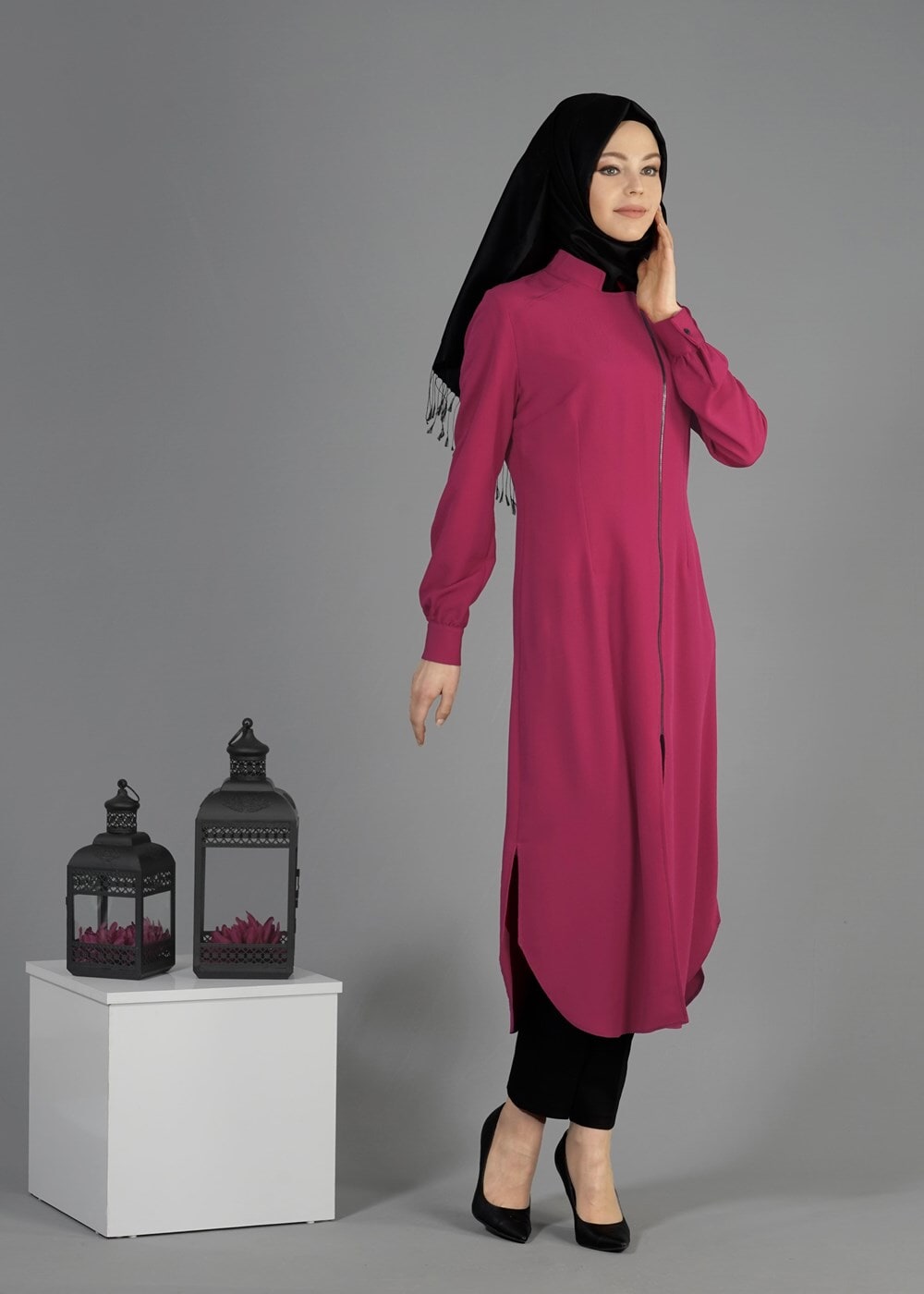 Tesettür giyim MOR T 4770 Sheraton Tesettür Tunik-Alv Fashion