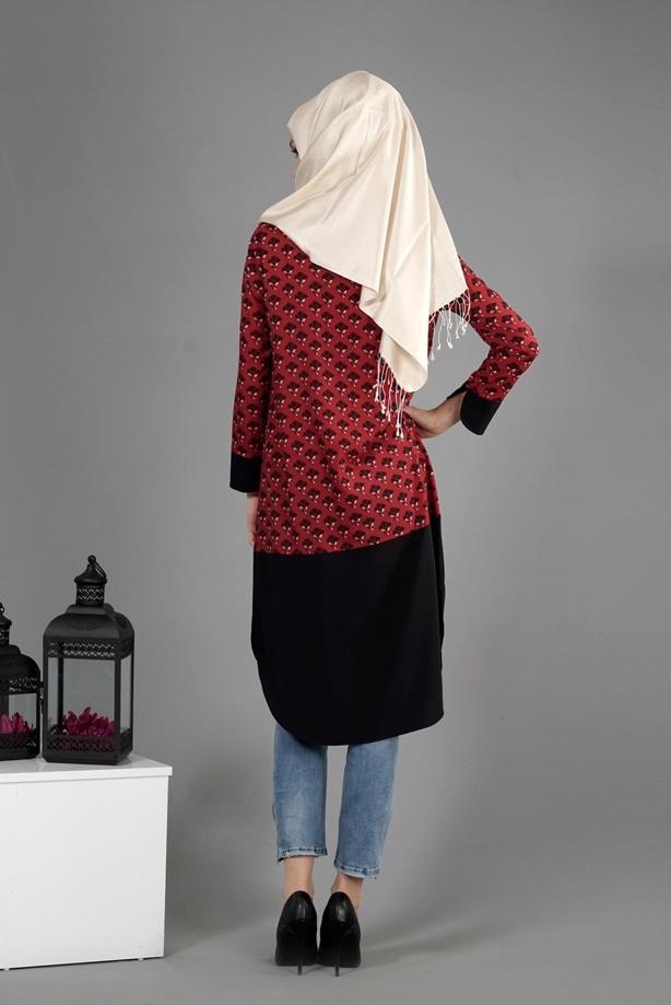Hijab-Kleidung  T 4776 Emp.Crep Tesettür Tunik-Alv Fashion - TRENDTESETTÜR