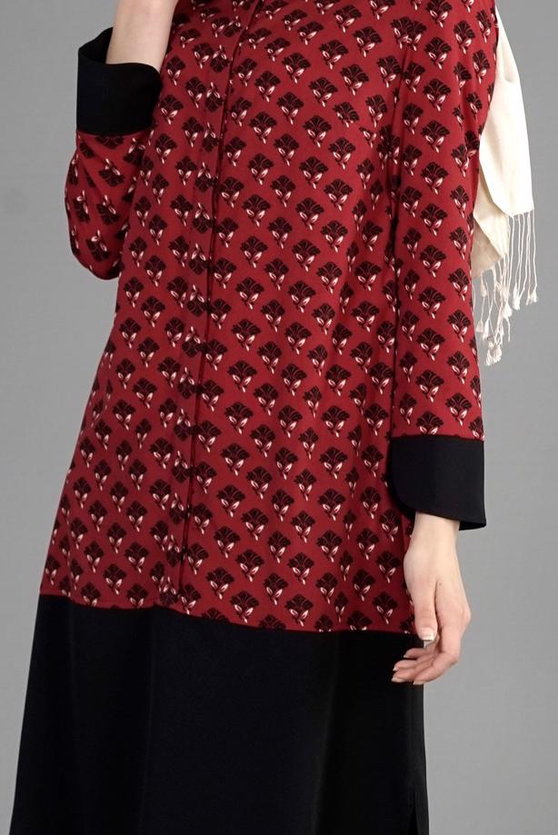 Hijab-Kleidung  T 4776 Emp.Crep Tesettür Tunik-Alv Fashion - TRENDTESETTÜR