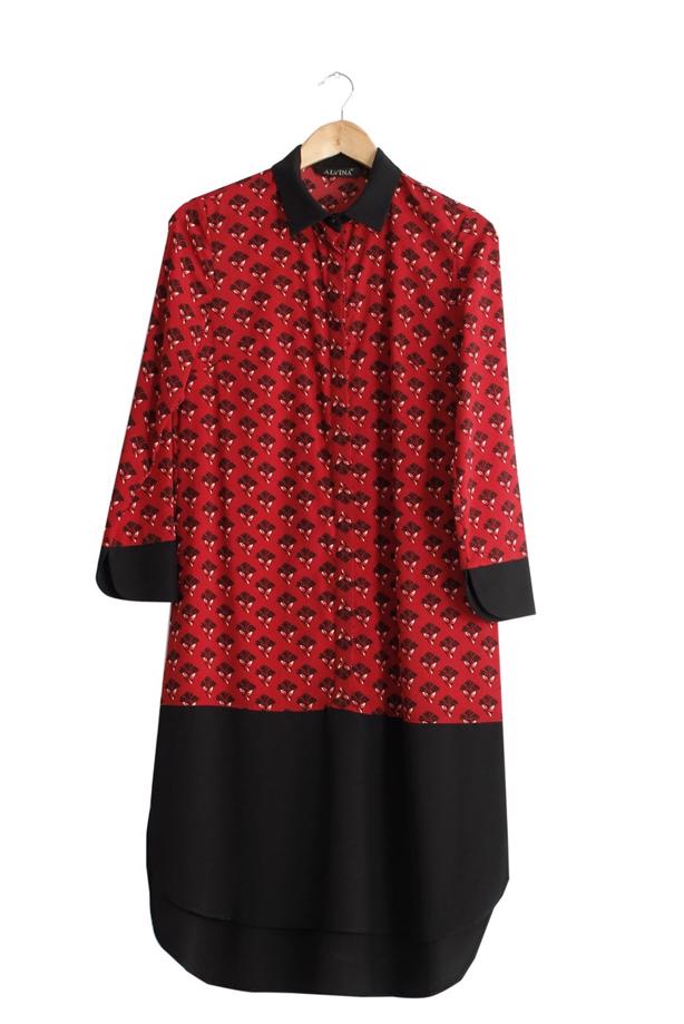 Hijab-Kleidung  T 4776 Emp.Crep Tesettür Tunik-Alv Fashion - TRENDTESETTÜR