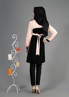 Tesettür giyim PUDRA T 4836 Almeda Tesettür Tunik-Alv Fashion